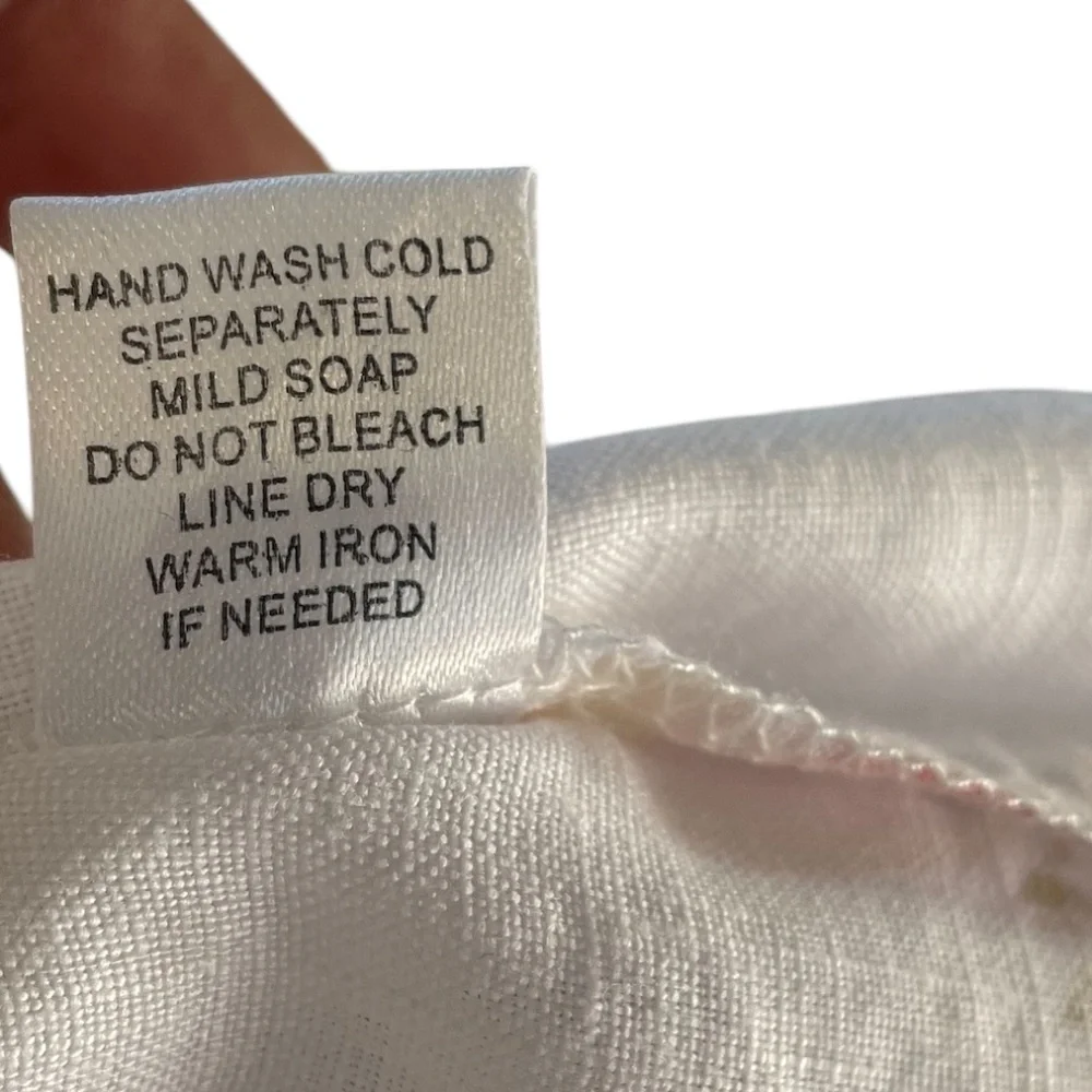 FOR CYNTHIA WOMEN'S FLORAL LINEN‎ / OPEN FRONT DRAPED DUSTER TOPPER COAT, MEDIUM - Picture 10 of 11